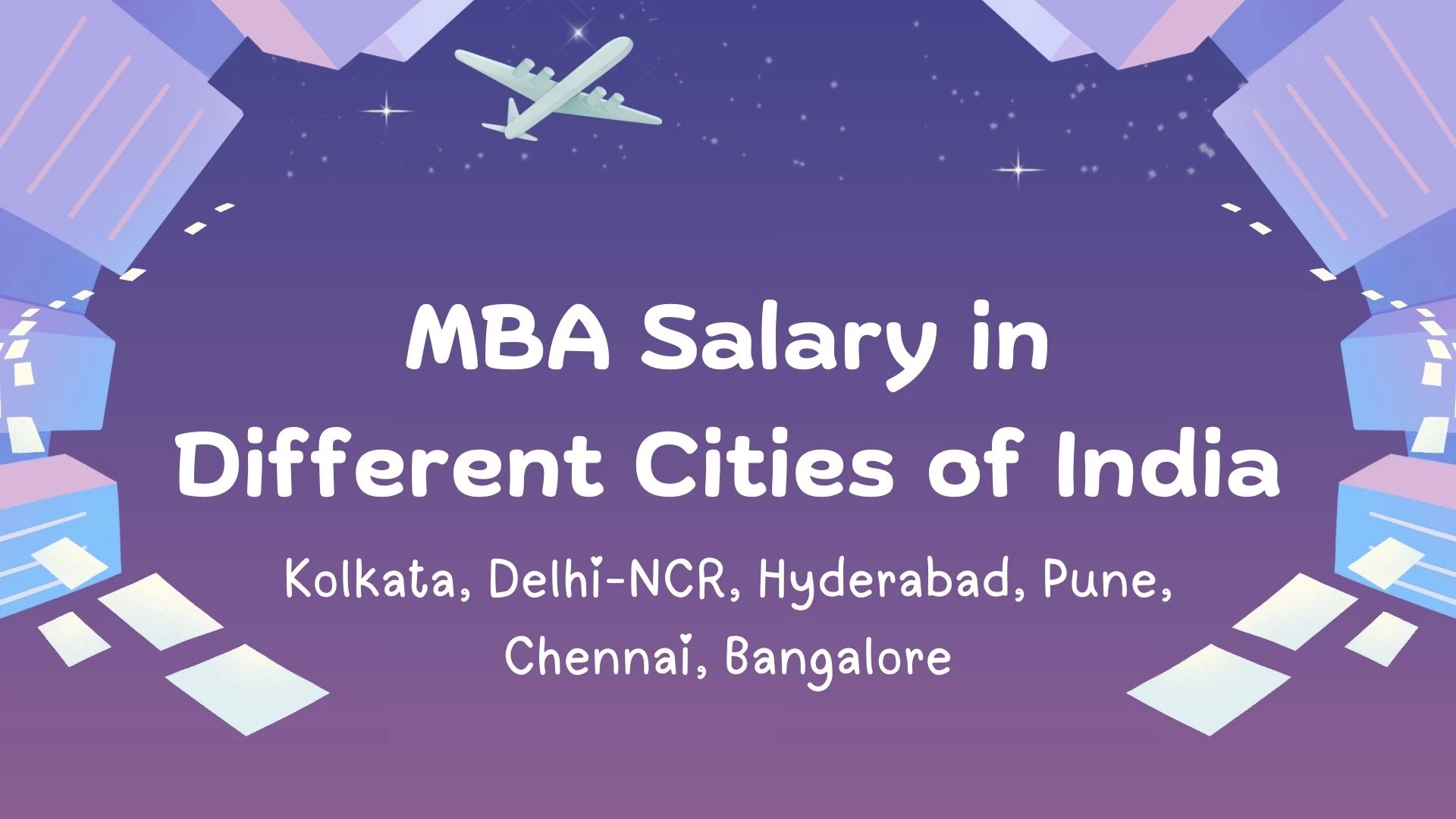 mba salary in different citites of india